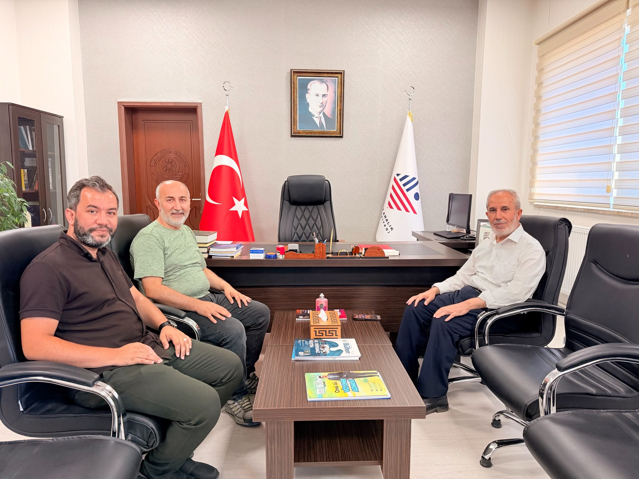 İl Müftümüz ve Aynı Zamanda Fakültemiz Danışma Kurulu Üyesi Alettin Bozkurt Fakültemize Nezaket Ziyaretinde Bulundu
